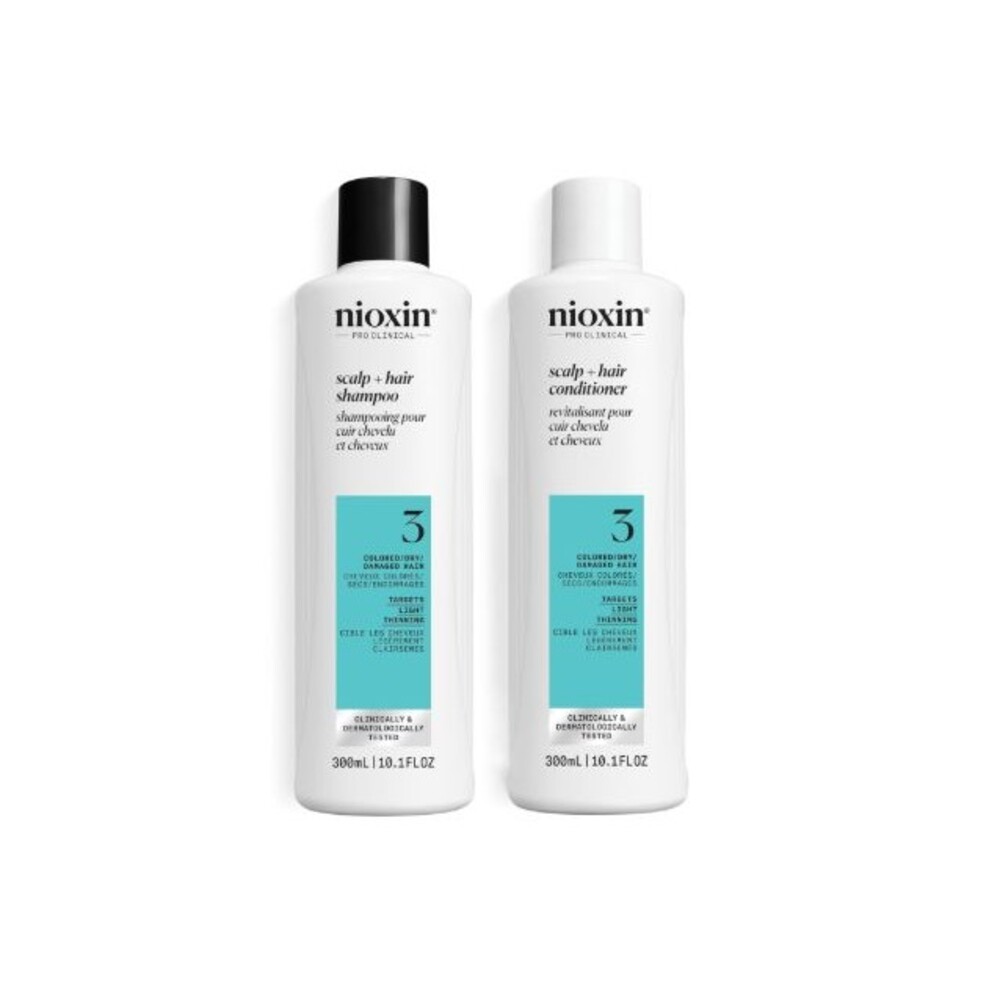 Nioxin Duo Kit System 3 Scalp & Hair Thickening Shampoo & Conditioner, 10.1 oz